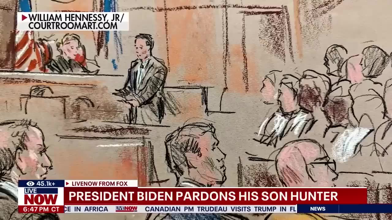 President Biden pardons his son Hunter despite saying he wouldn't.