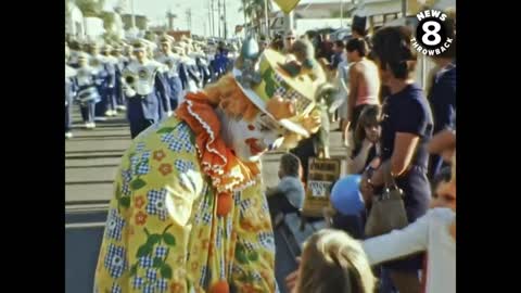 Old Town in San Diego Christmas Parade 1973