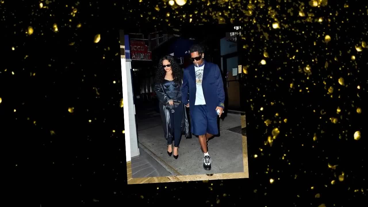 Singer Rihanna in Cone Bra Looks Hot Pot on a Date with A$AP Rocky Two Months After Giving Birth