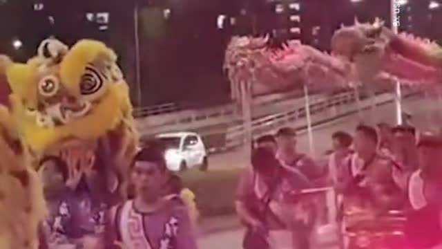 Serangoon Taoist procession has sports cars & LED floats