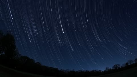 Star Trails Time Lapse | 11-22-24 | Louisiana Night Sky