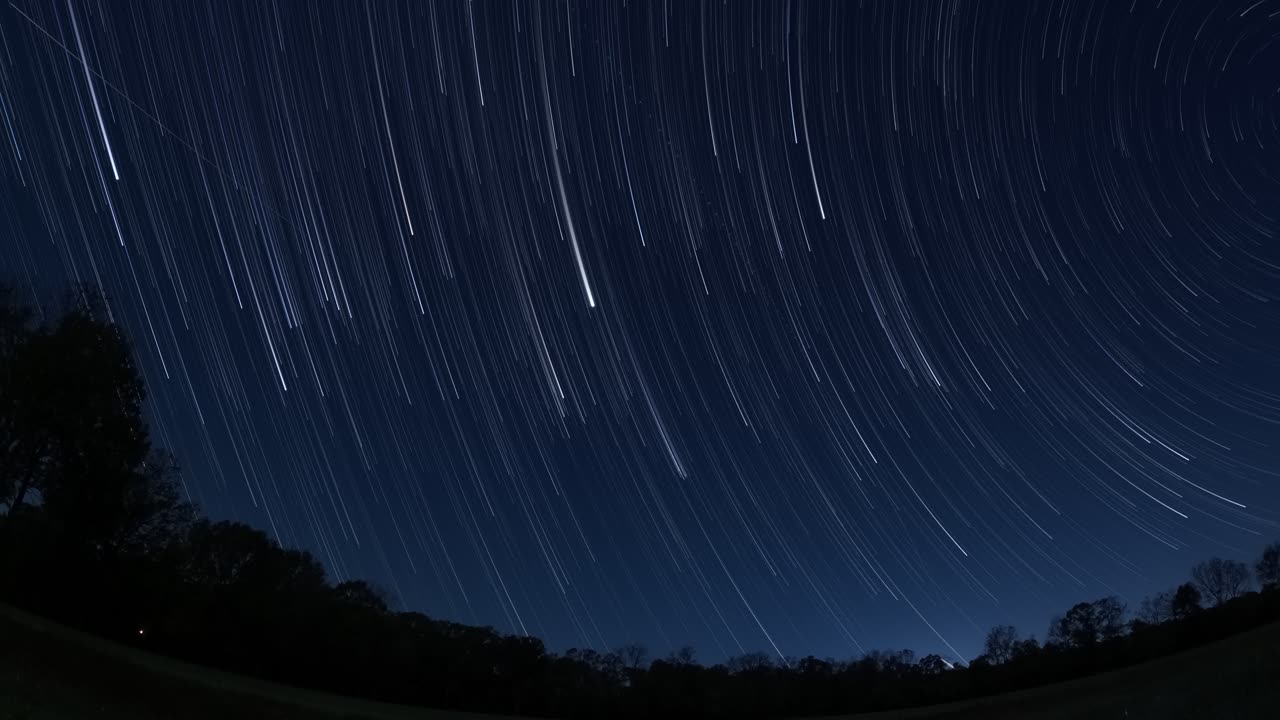 Star Trails Time Lapse | 11-22-24 | Louisiana Night Sky