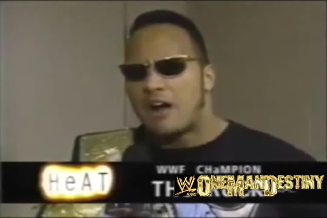 WWF Heat(3/28/1999)The Rock Interview