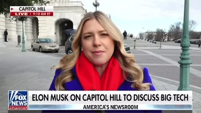 Elon Musk on Capitol Hill to discuss Big Tech