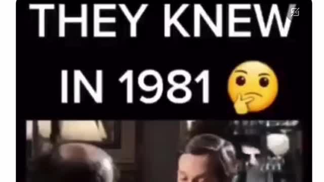 They knew, all the way back in 1981
