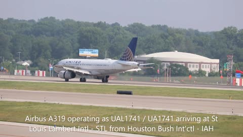 Afternoon arrivals at St. Louis Lambert International on Saturday June 17, 2023