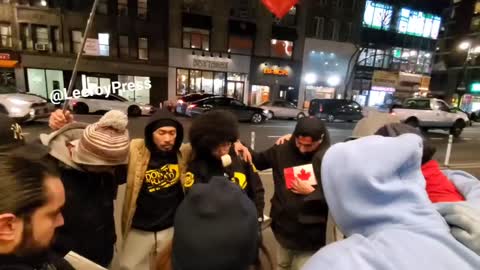 New York City Activists Send Their Prayers in Support of Canadians in Ottawa