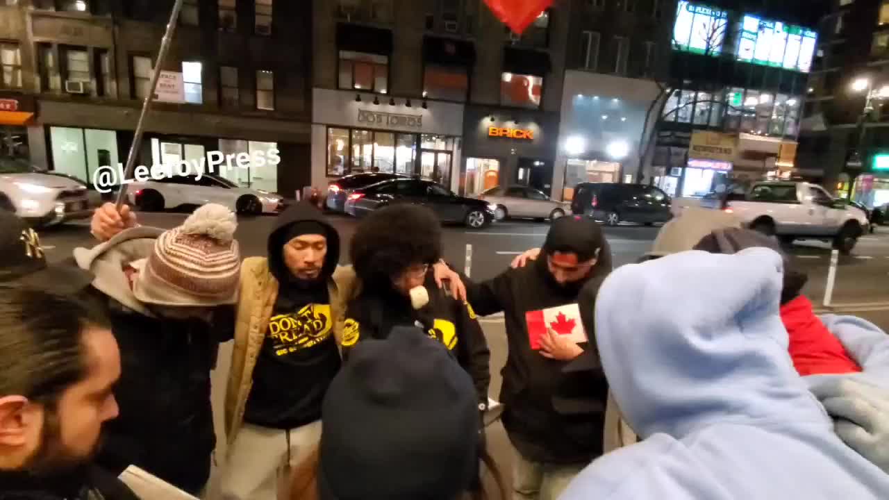 New York City Activists Send Their Prayers in Support of Canadians in Ottawa