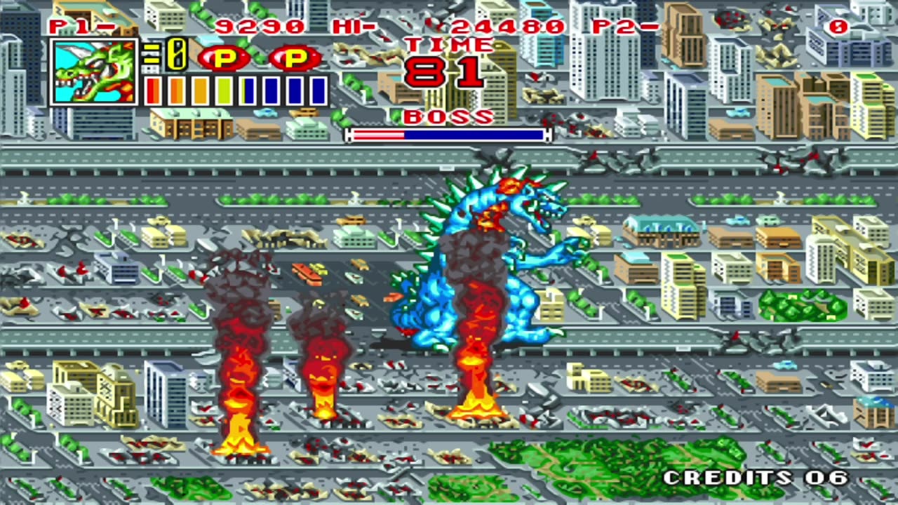 King of the Monsters 2 Stage 01 #retrogaming #nedeulers #kingofmonsters