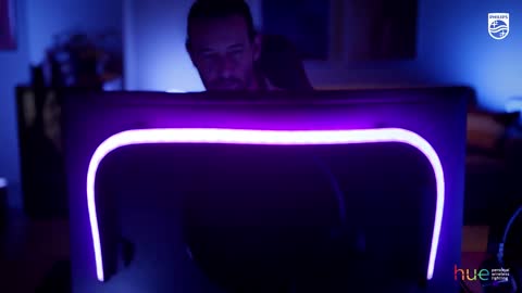 Philips Hue Play Gradient Lightstrip für einen Monitor4