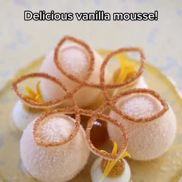 Very delicious vanilla mousse recipe