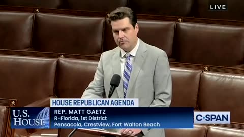 Matt Gaetz's Speech About McCarthy