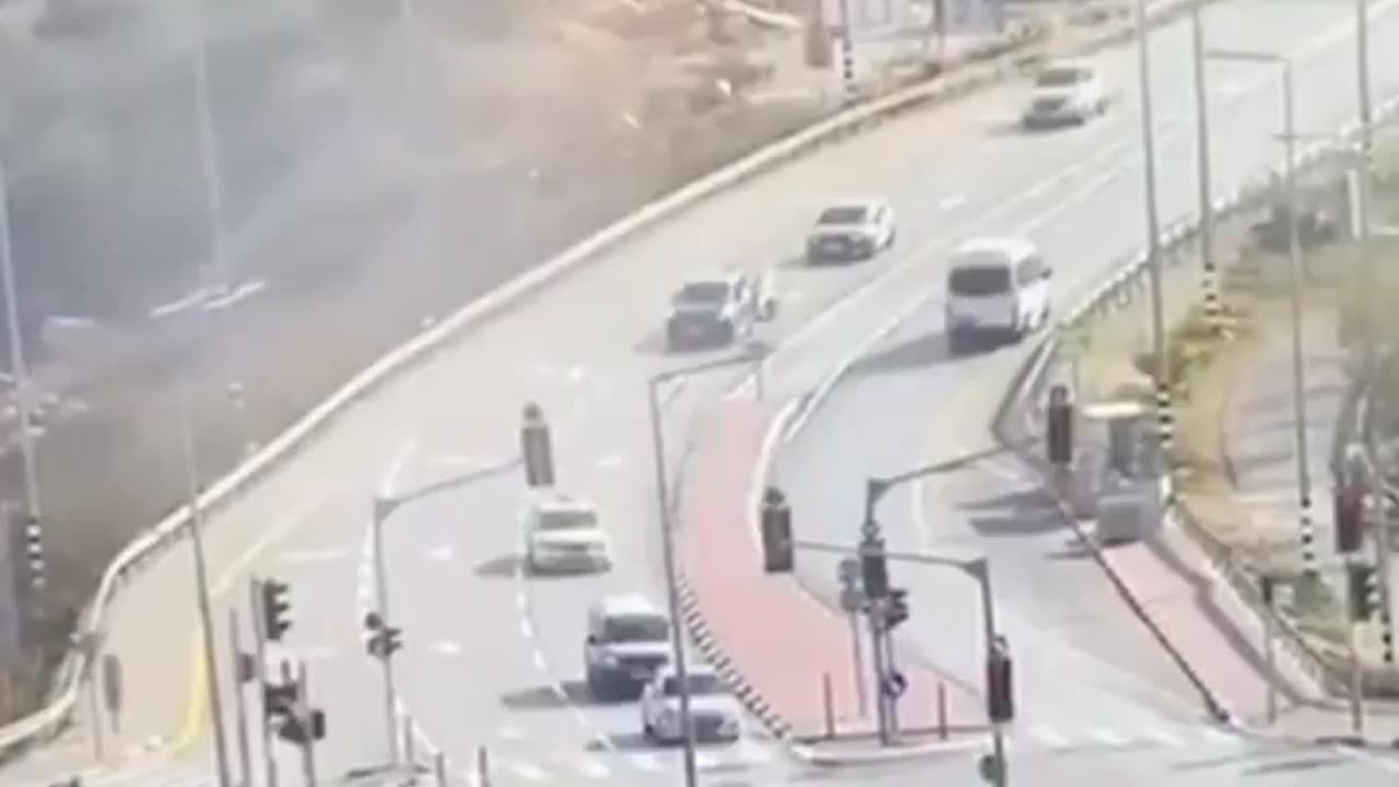 Video from the attack yesterday at the Shiloh intersection in Israel.