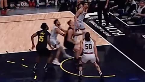 Nikola Jokic has EYES in the back if his head!👀 #shorts