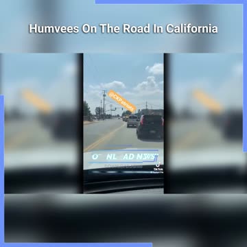 Military Humvees With Active Denial Systems Spotted In Bakersfield California