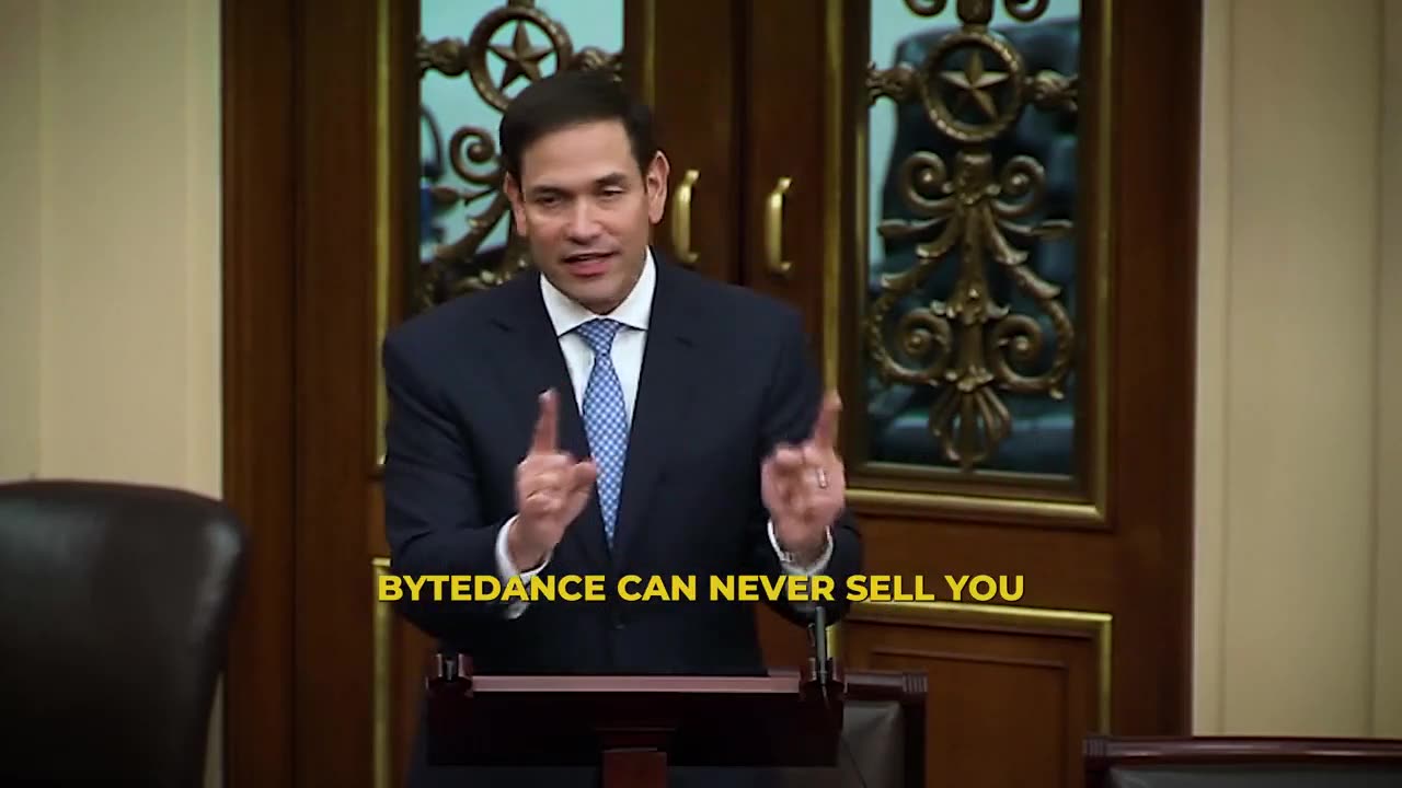 Forced sale? TikTok is worthless without the algorithm. Sen Marco Rubio