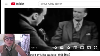 Aldous Huxley 1958 Interview with Mike Wallace React