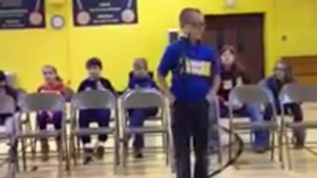 Landon's 4th Grade Spelling Bee