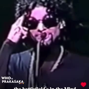 Prince speaks about the war over our souls... RIP bro...