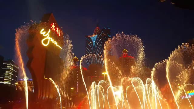 Hong Kong casino hotel Water Fountain Show