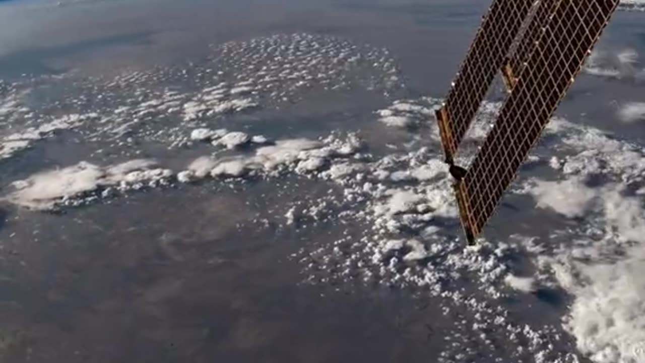 Watch fabulous view of earth from space.