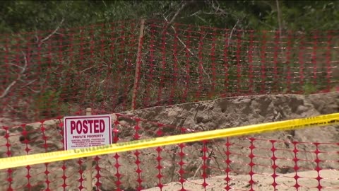 Large hole opens on Florida property