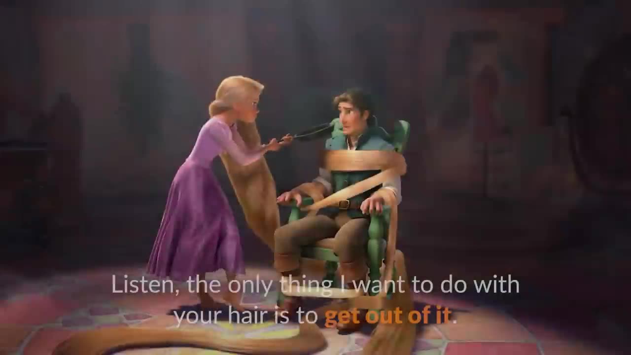 Learn English with Dancy,s TANGLED