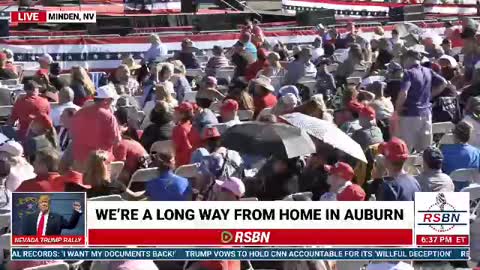 TRUMP HOLD RALLY SAVE AMERICA IN MINDEN NEVADA.