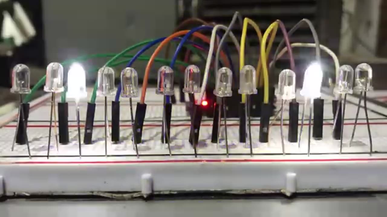 Arduino Based Led Chaser with 32 Effects