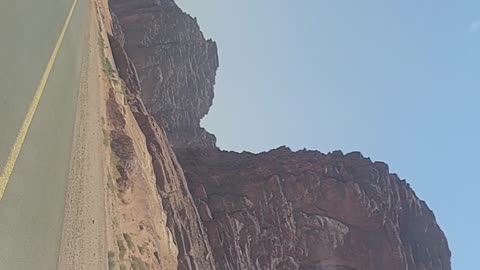 Tabuk to Neom way in Saudi Arabia
