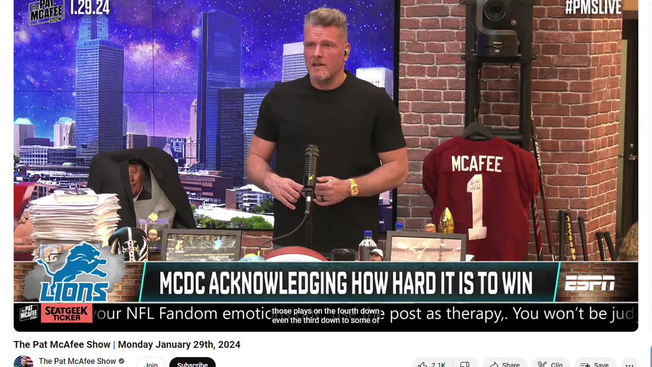 The pat Mcafee show Monday 29-01-2024