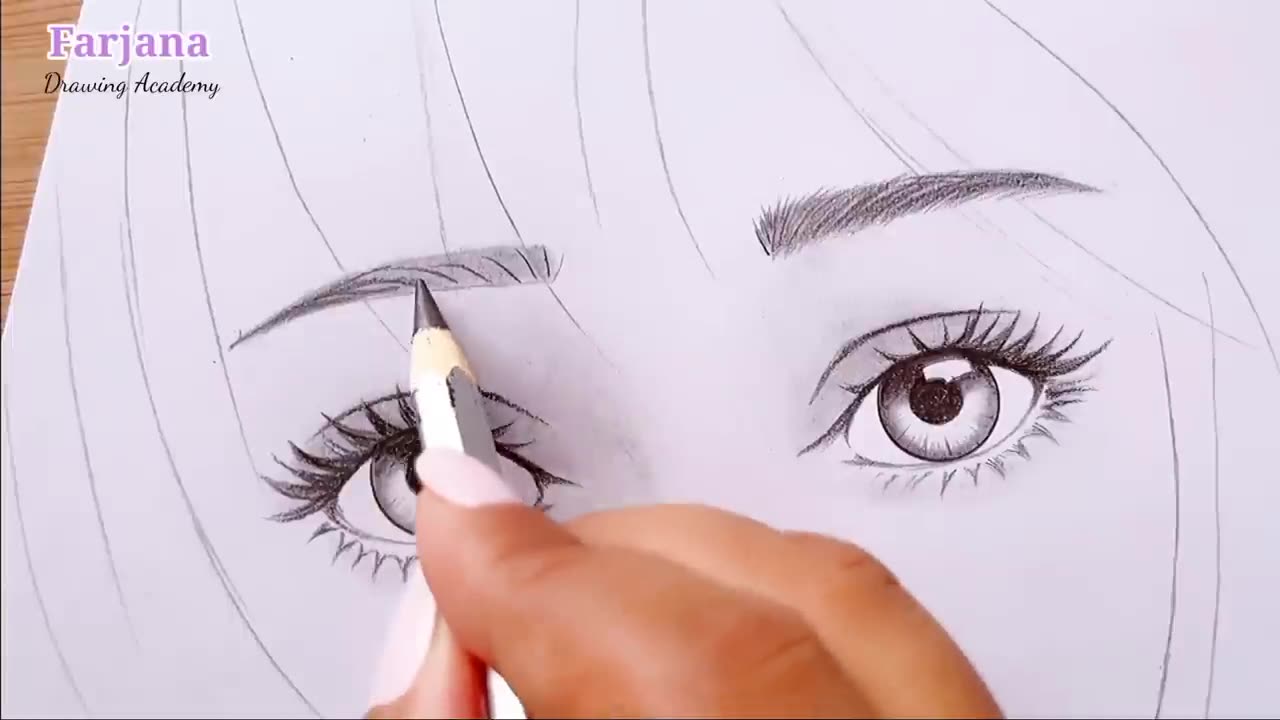 Pencil ✏️sketch || how to draw girl face step by step || Drawing Tutorial for beginners