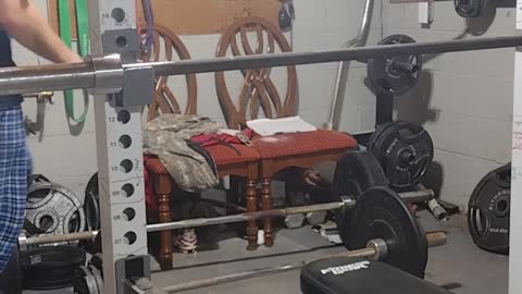 Overhead press x 5 reps