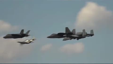 P-51 mustang flying with its grandkids
