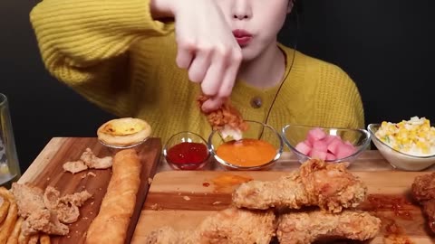 Late Night KFC and Beer mukbang ASMR!