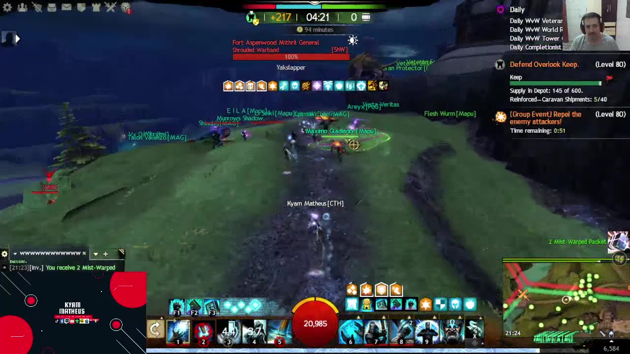 GW2 -FARMING ,SPVP ,and WvW Multiclass !!!!!