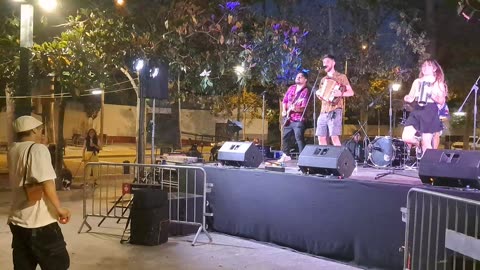 Summer vacation beautiful musical night program/