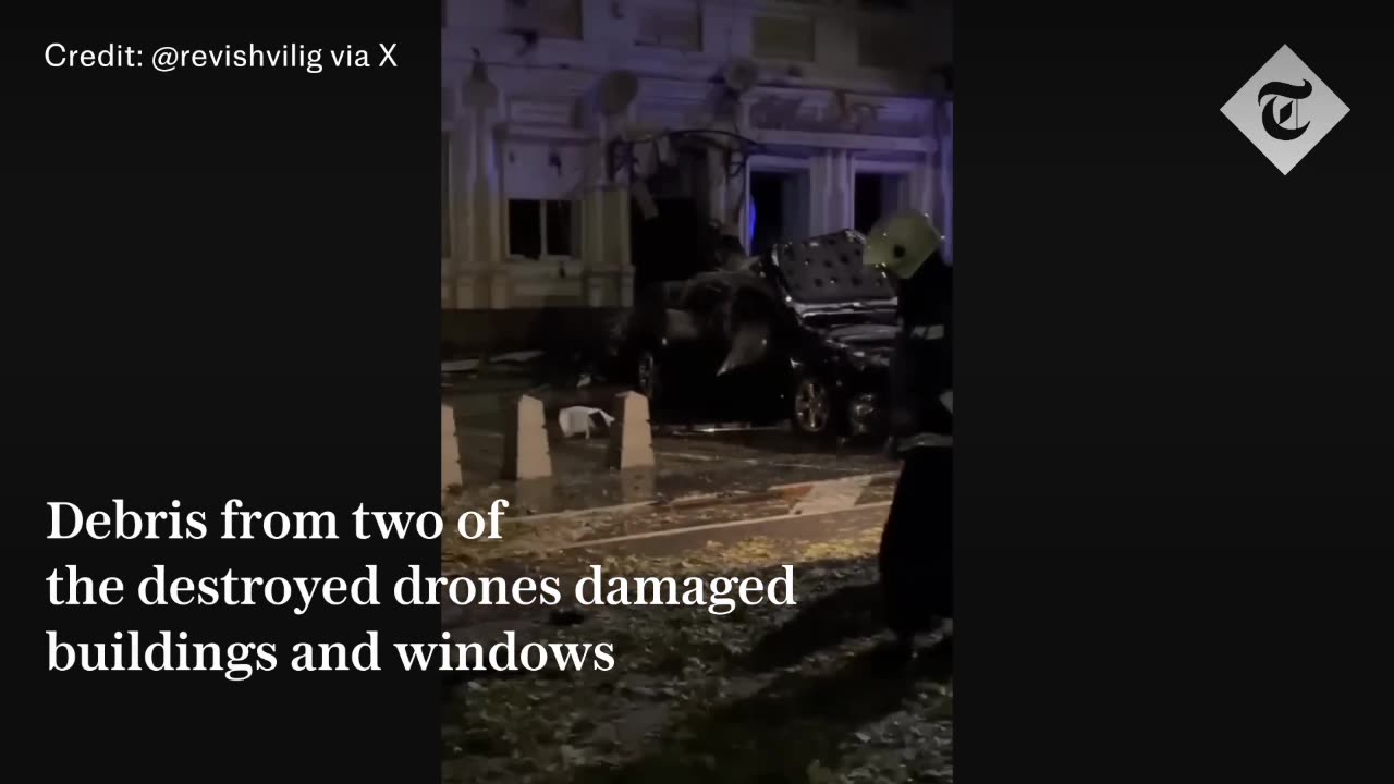 "Ukrainian Drone Attacks Shake Russian Cities: Exclusive Footage Revealed"