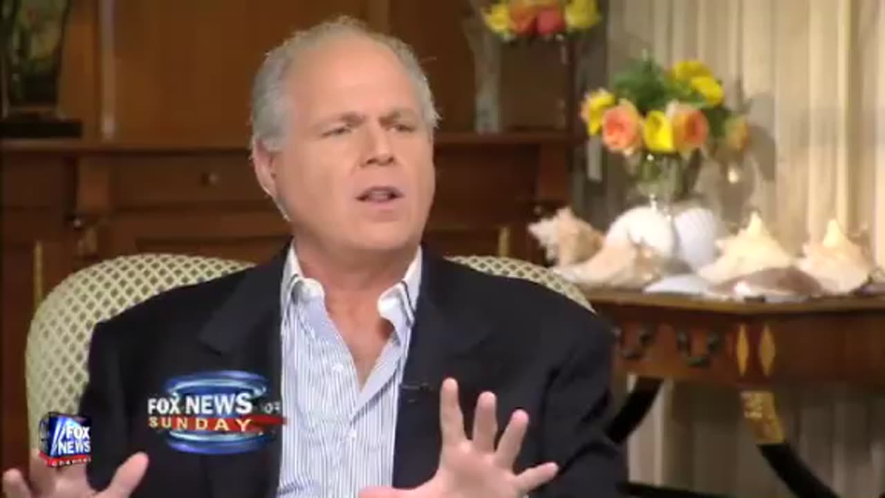 Rush Limbaugh on Fox News Sunday November 1 2009