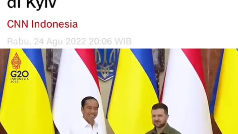 Ukraine builds Jokowi monument in kyiv
