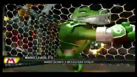Mario Strikers Charged Football Kritter The Goalkeeper's Reactions