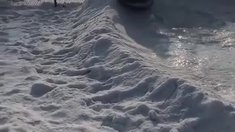 Enjoy snowboarding