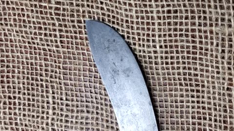 Broken knife tip gets reprofiled