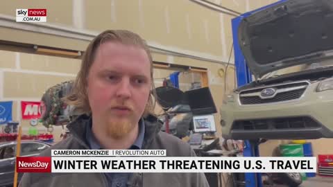 Winter weather threatening US travel