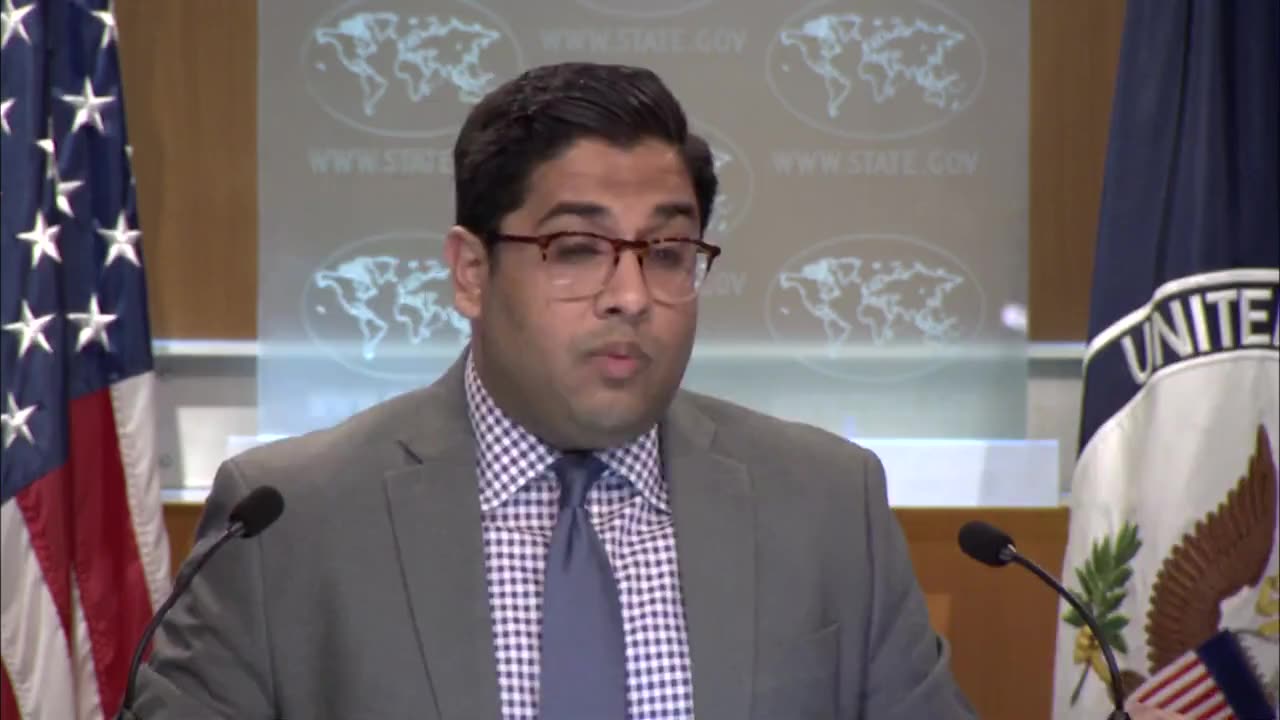 Dylan Housman, a reporter for the Daily Caller, questioned the State Department Spokesperson