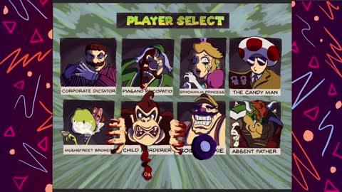 Mario Kart Player Select | Speed Paint | Garriarts
