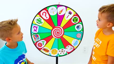 Vlad and kids story about Magic wheel