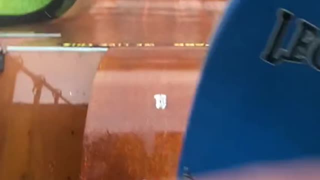 POV: going down the mega ramp with a boogie board