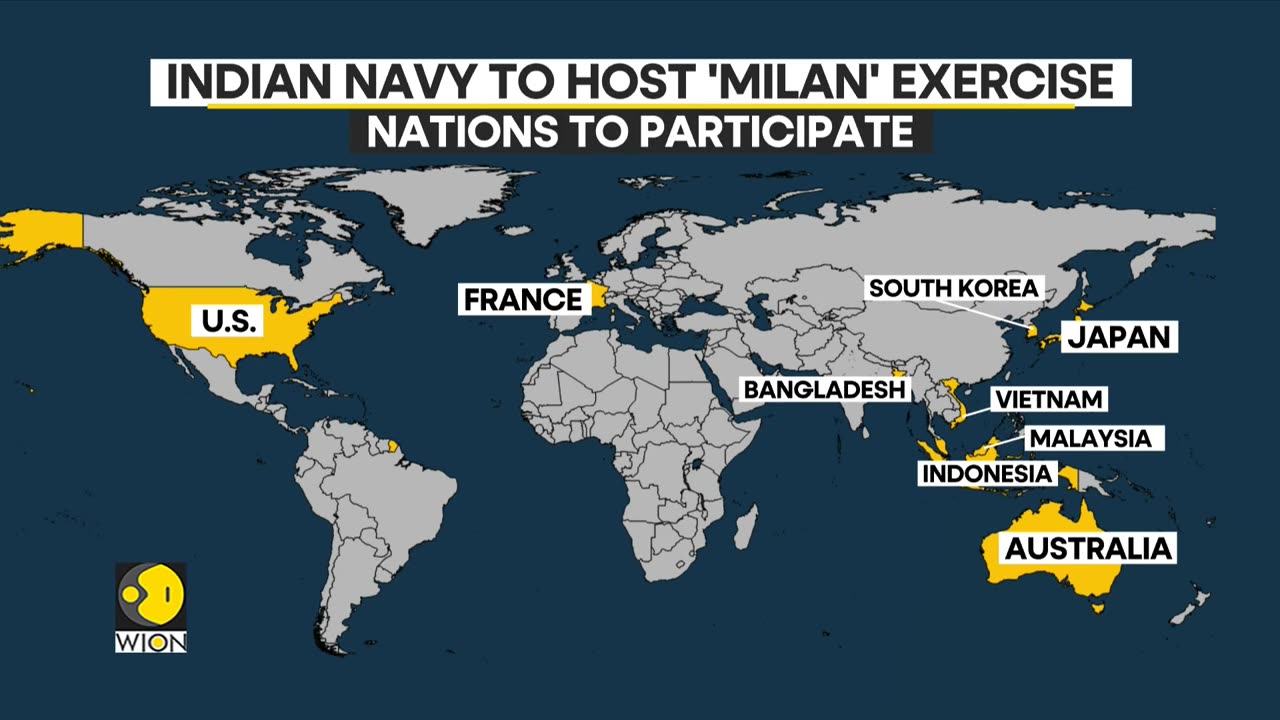Milan 2024: Indian Navy Set to Host Largest-Ever Multinational Naval Exercise