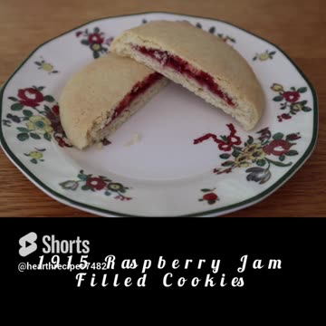 1915 Raspberry Jam Filled Cookies